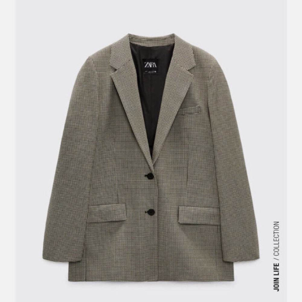Zara Checkered Blazer